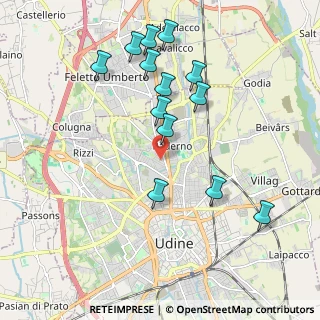 Mappa Via Collalto, 33100 Udine UD, Italia (1.98692)