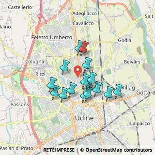 Mappa Via Collalto, 33100 Udine UD, Italia (1.33188)