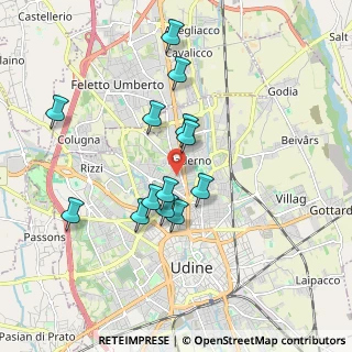 Mappa Via Collalto, 33100 Udine UD, Italia (1.61231)