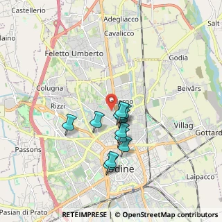 Mappa Via Collalto, 33100 Udine UD, Italia (1.37273)