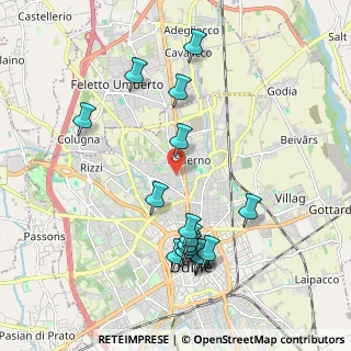 Mappa Via Collalto, 33100 Udine UD, Italia (2.06529)