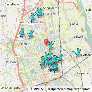 Mappa Via Collalto, 33100 Udine UD, Italia (2.08263)