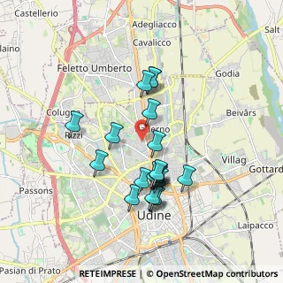Mappa Via Collalto, 33100 Udine UD, Italia (1.563)