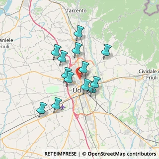 Mappa Via Collalto, 33100 Udine UD, Italia (5.47154)