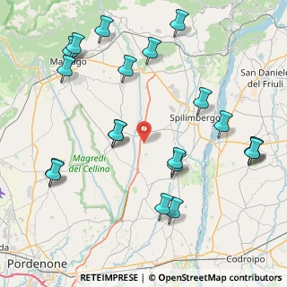 Mappa Via delle Prese, 33097 Spilimbergo PN, Italia (9.8215)