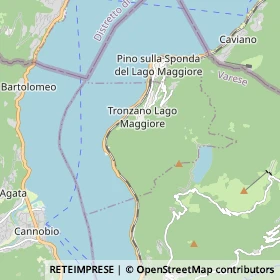 Mappa Tronzano Lago Maggiore