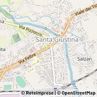 Mapa Santa Giustina