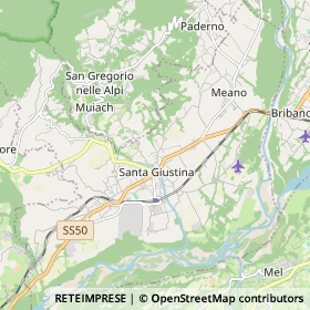 Mappa Santa Giustina