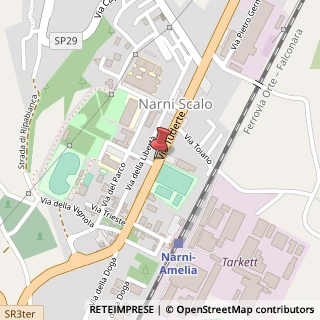 Mappa Via Tuderte, 131, 05035 Narni, Terni (Umbria)