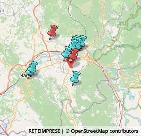 Mappa Strada di Farfa, 05100 Terni TR, Italia (4.88727)