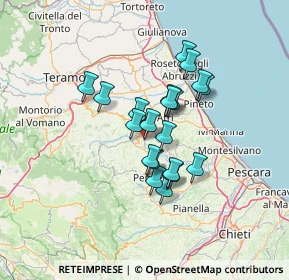 Mappa C.da Colle, 64035 Castilenti TE, Italia (10.372)