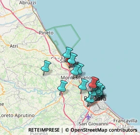 Mappa Via Sesia, 64028 Silvi TE, Italia (6.953)