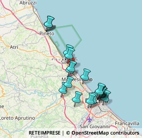 Mappa Via Sesia, 64028 Silvi TE, Italia (7.5795)