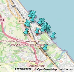 Mappa Via Sesia, 64028 Silvi TE, Italia (0.6235)