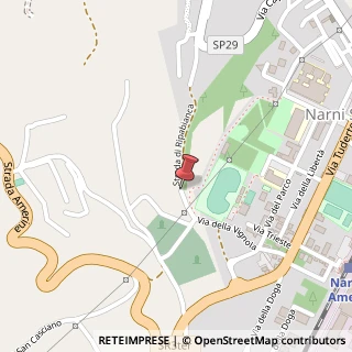 Mappa Strada Comunale Cimitero di Narni, 2, 05035 Narni, Terni (Umbria)