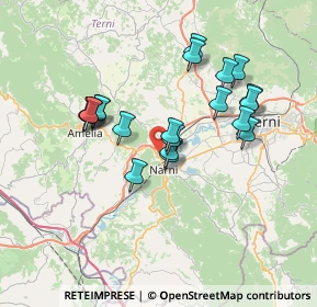 Mappa Strada della Lucciola, 05035 Narni TR, Italia (6.6135)
