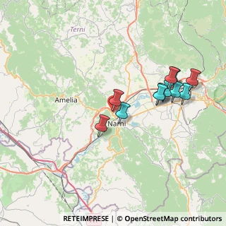 Mappa Strada della Lucciola, 05035 Narni TR, Italia (7.41182)