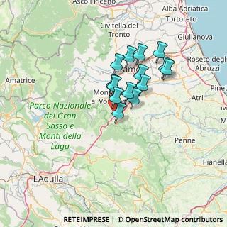 Mappa Colledara, 64049 Tossicia TE, Italia (10.274)
