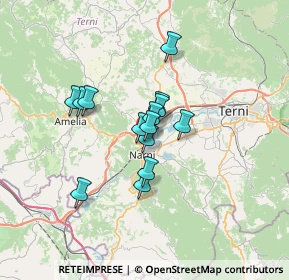 Mappa Via delle Rose, 05035 Narni TR, Italia (4.86214)