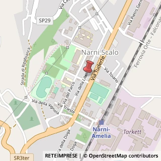Mappa Via della Libertà, 58, 05035 Narni, Terni (Umbria)