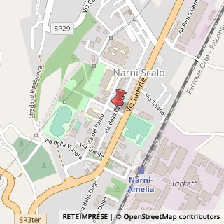 Mappa Via della Libertà, 70, 05036 Narni, Terni (Umbria)