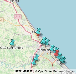 Mappa Via Giacomo Matteotti, 64028 Silvi TE, Italia (4.84692)