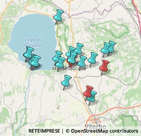 Mappa Via Giuseppe Contadini, 01027 Montefiascone VT, Italia (6.214)
