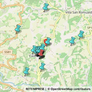 Mappa Via San Pietro, 64035 Castilenti TE, Italia (0.81379)
