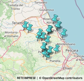 Mappa Via San Pietro, 64035 Castilenti TE, Italia (10.3135)