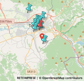 Mappa Via Ippocrate, 05100 Terni TR, Italia (2.96182)