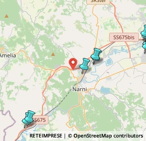 Mappa Strada Cigliano Alto, 05035 Narni TR, Italia (6.60545)