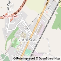 Mapa Narni