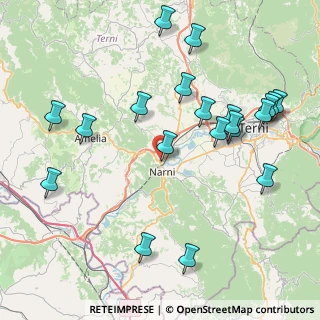 Mappa Via Madonna del Piano, 05035 Narni TR, Italia (9.8105)