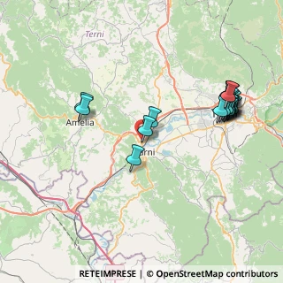 Mappa Via Madonna del Piano, 05035 Narni TR, Italia (9.3345)