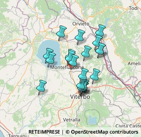 Mappa Via Grilli, 01027 Montefiascone VT, Italia (11.121)