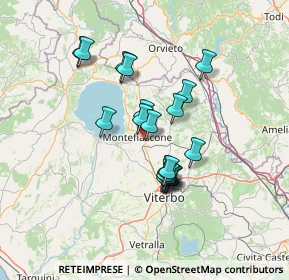 Mappa Via Grilli, 01027 Montefiascone VT, Italia (11.6525)