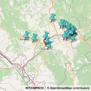 Mappa Piazza Eduardo De Filippo Stazione treni, 05035 Narni Scalo TR, Italia (8.3515)