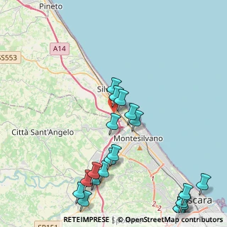 Mappa Via delle Primule, 64028 Silvi TE, Italia (5.7215)