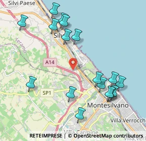 Mappa Via delle Primule, 64028 Silvi TE, Italia (2.40588)