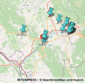 Mappa Via Minerva, 05035 Narni TR, Italia (8.8495)