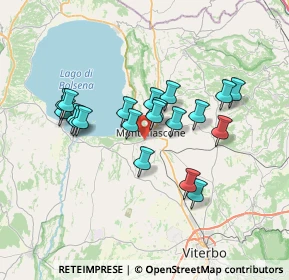 Mappa Via San Francesco, 01027 Montefiascone VT, Italia (6.2345)