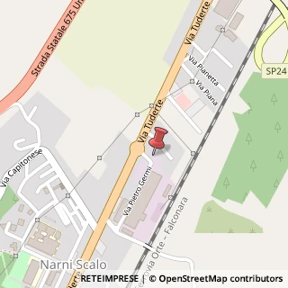 Mappa Via Tuderte, 414, 05035 Narni, Terni (Umbria)