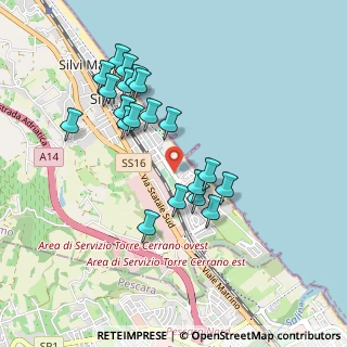 Mappa CAP, 64028 Silvi TE, Italia (0.922)