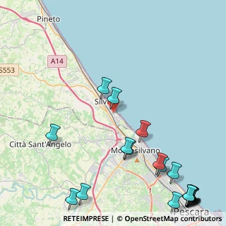 Mappa CAP, 64028 Silvi TE, Italia (7.0185)
