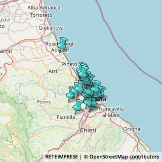 Mappa CAP, 64028 Silvi TE, Italia (8.6805)