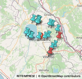 Mappa Via della Croce, 01027 Montefiascone VT, Italia (10.91)