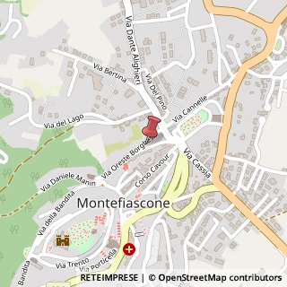 Mappa Via Oreste Borghesi, 20, 01027 Montefiascone, Viterbo (Lazio)