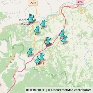 Mappa Via S. Paolo, 64042 Colledara TE, Italia (3.42)