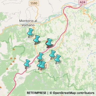 Mappa Via San Paolo, 64042 Colledara TE, Italia (3.01182)
