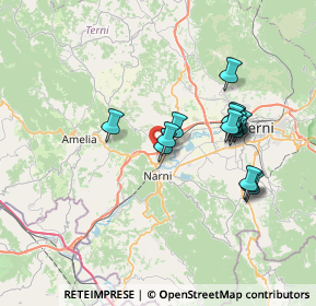 Mappa Strada di Montelepre, 05035 Narni TR, Italia (6.70267)